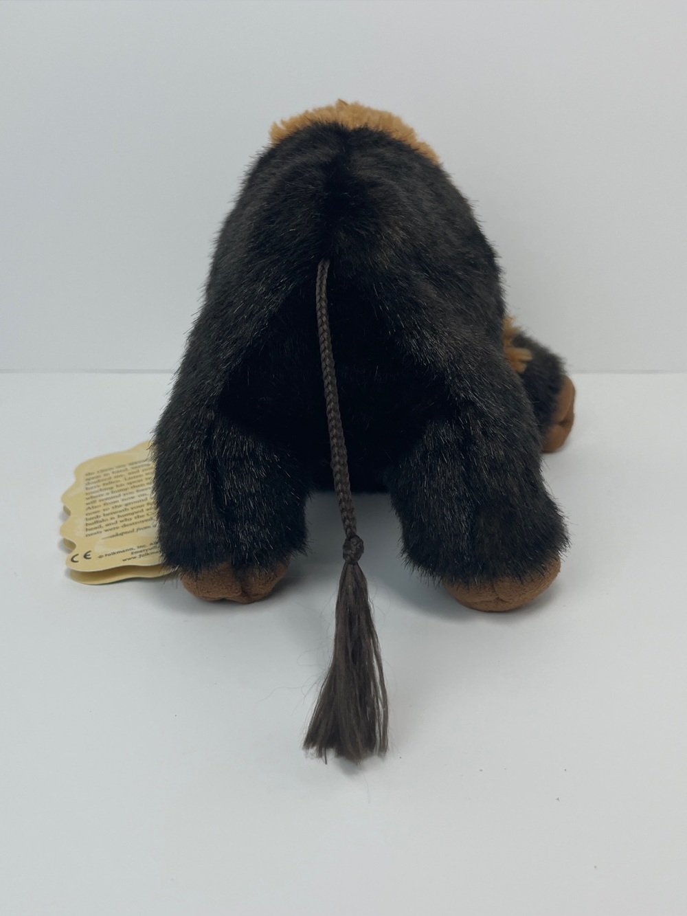 Folkmanis Puppets Small Bison Puppet Plush 9” - Picture 4 of 13